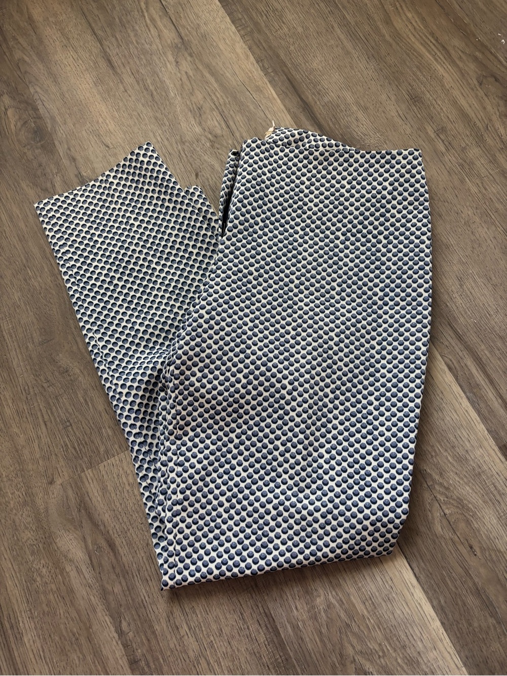 Women’s Tory Burch blue polka dot pants | trousers